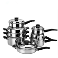 304 Stainless Steel Cookware Set 21 Pieces Set